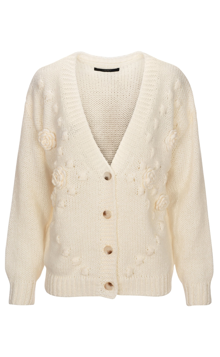 Luxzuz Cardigan - Bendie - Cream