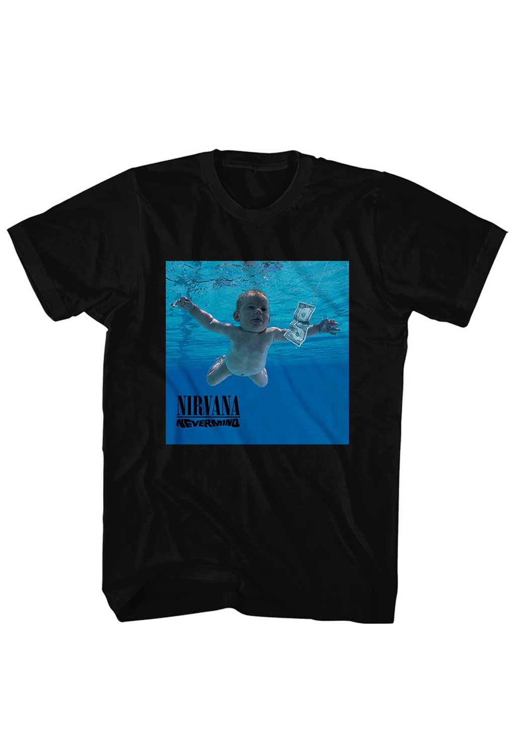 Nirvana Nevermind Album T-shirt Hot på udsalg
