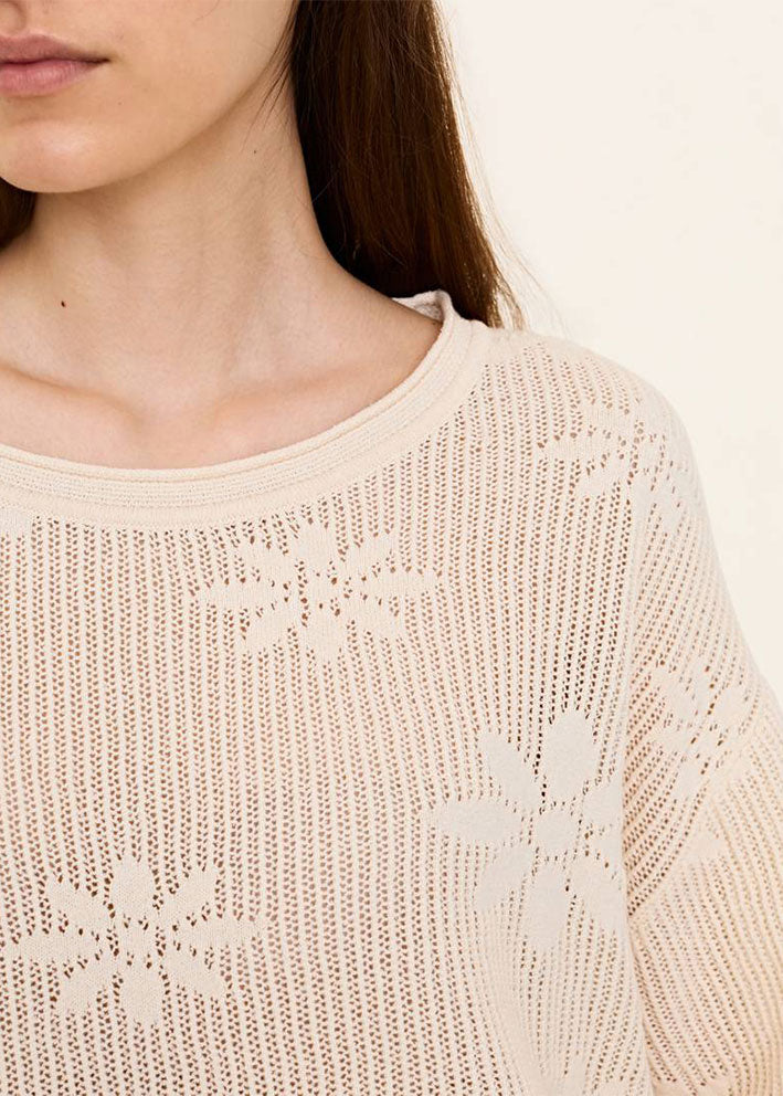 Odd Molly Curtain Sweater - Light Porcelain Online nu