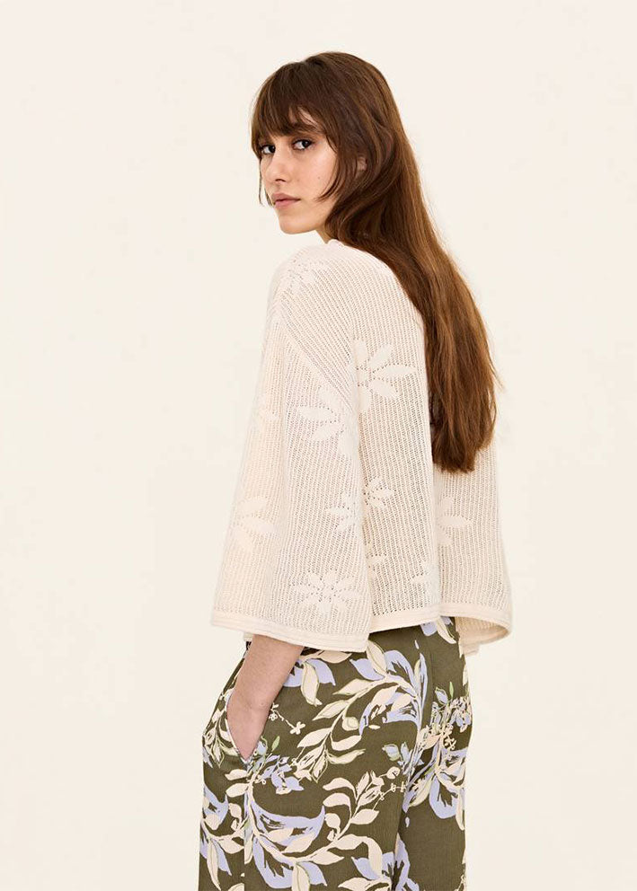 Odd Molly Curtain Sweater - Light Porcelain Online nu