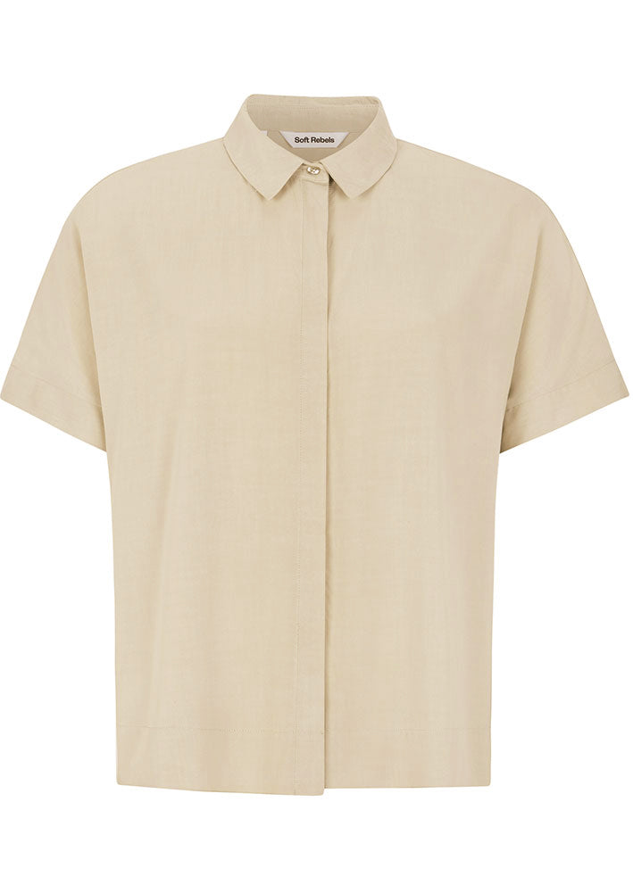 Soft Rebels Freedom SS Shirt SR321-747 Feather Gray
