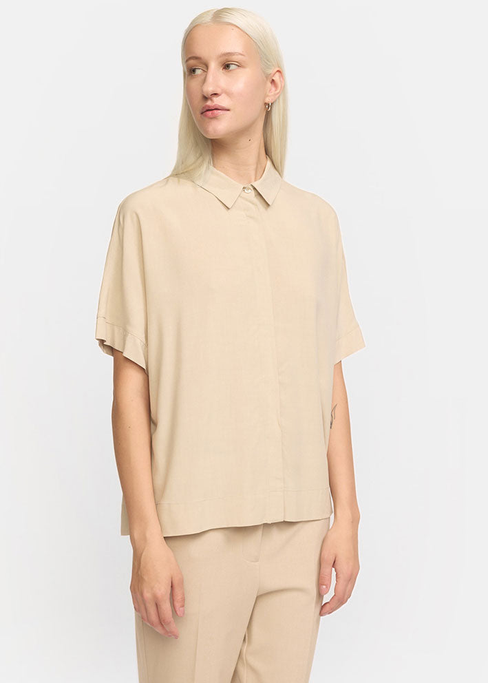 Soft Rebels Freedom SS Shirt SR321-747 Feather Gray