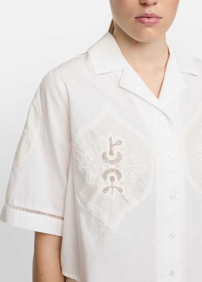 Soft Rebels Hayes Shirt SR325-725 Snow White