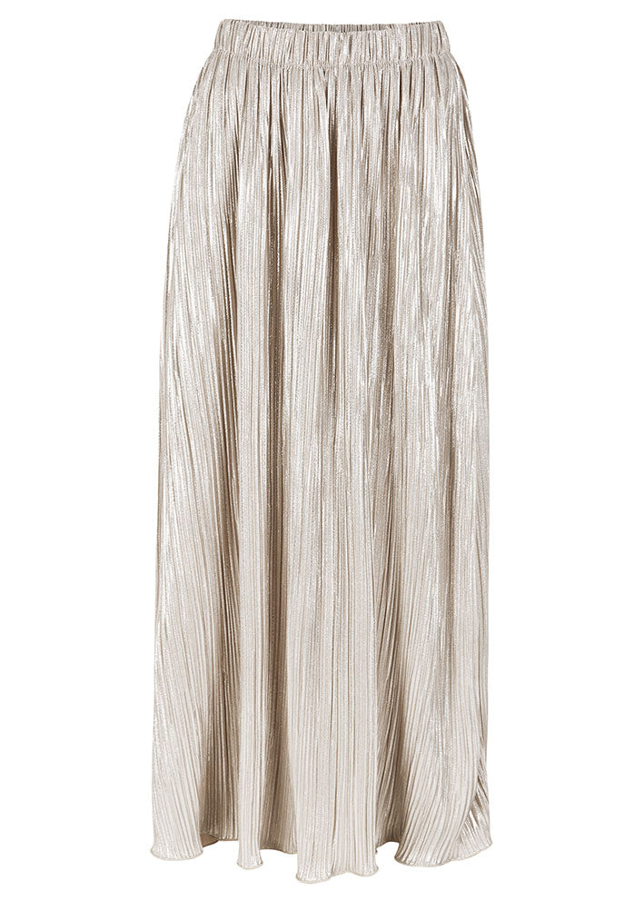 Soft Rebels Nevaeh Skirt SR624-303 Silver Plissé