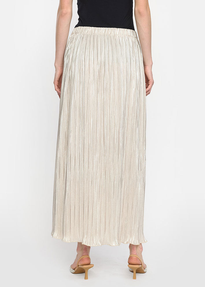 Soft Rebels Nevaeh Skirt SR624-303 Silver Plissé