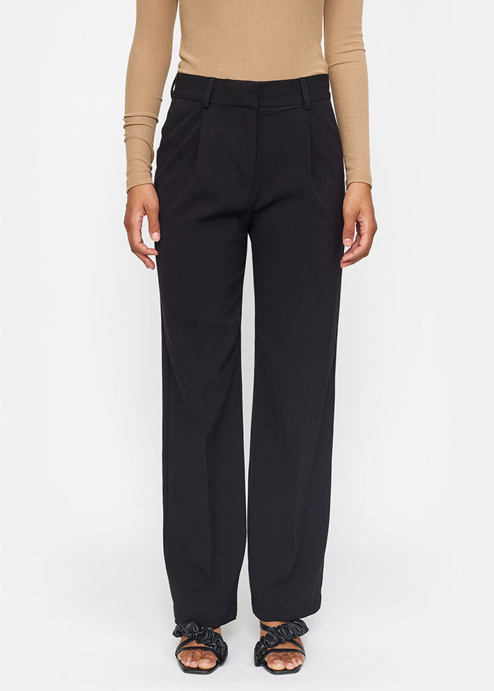 Soft Rebels Vilja midwaist loose pant SR422-720 Black
