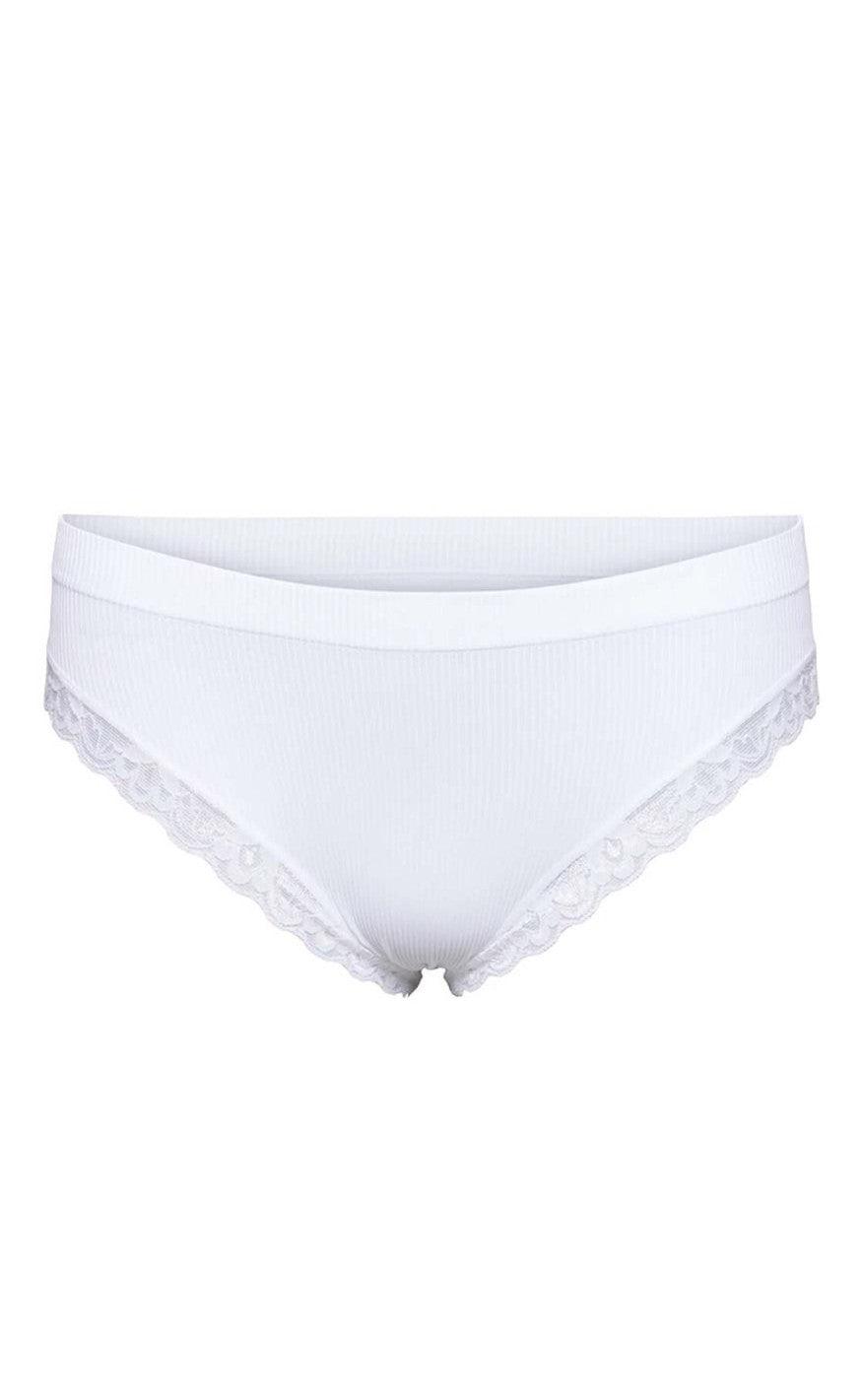 Tim & Simonsen Trusser - Feline Rib - Bianco