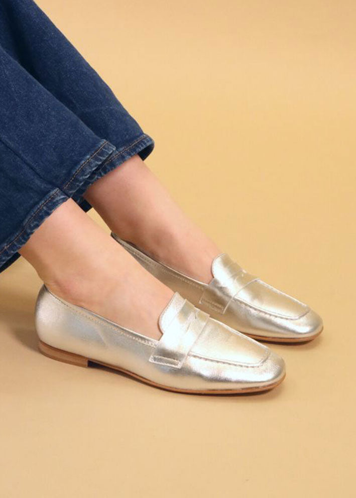 Bukela Emmy Loafer Sko - Silver
