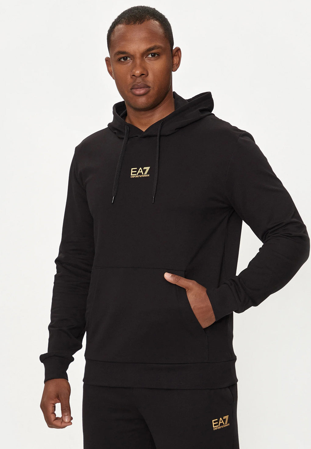 EA7 Small Center Logo Hoody 6DPM32-PJVRZ-0208
