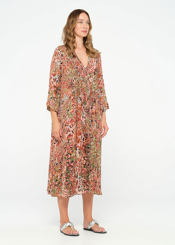 One Season Mia Viscose Kjole - Sugar Beach