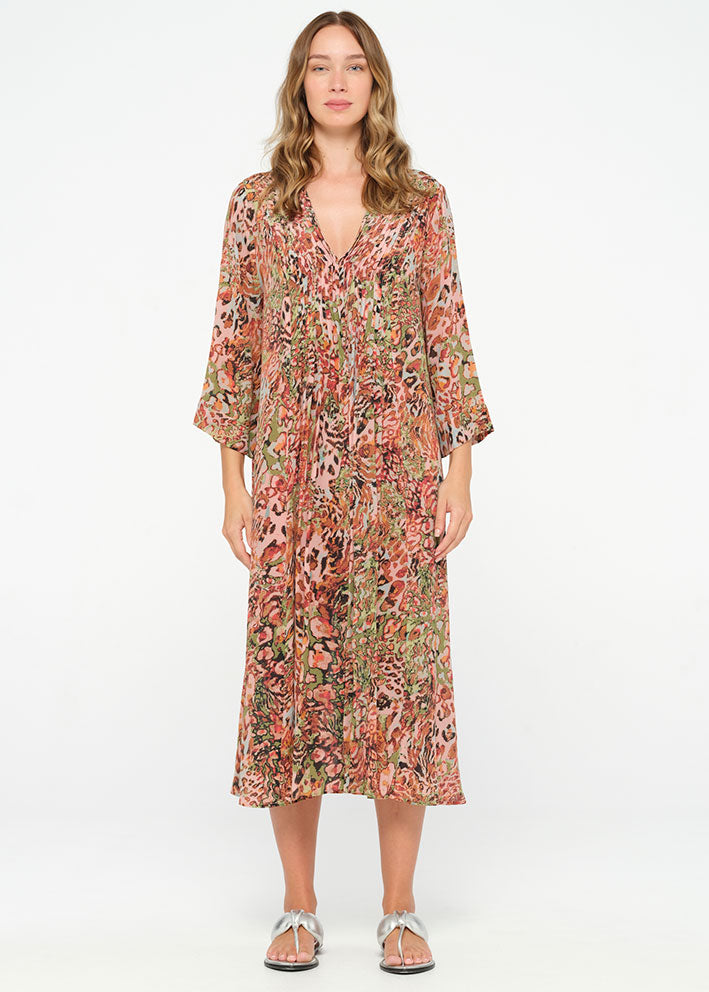 One Season Mia Viscose Kjole - Sugar Beach