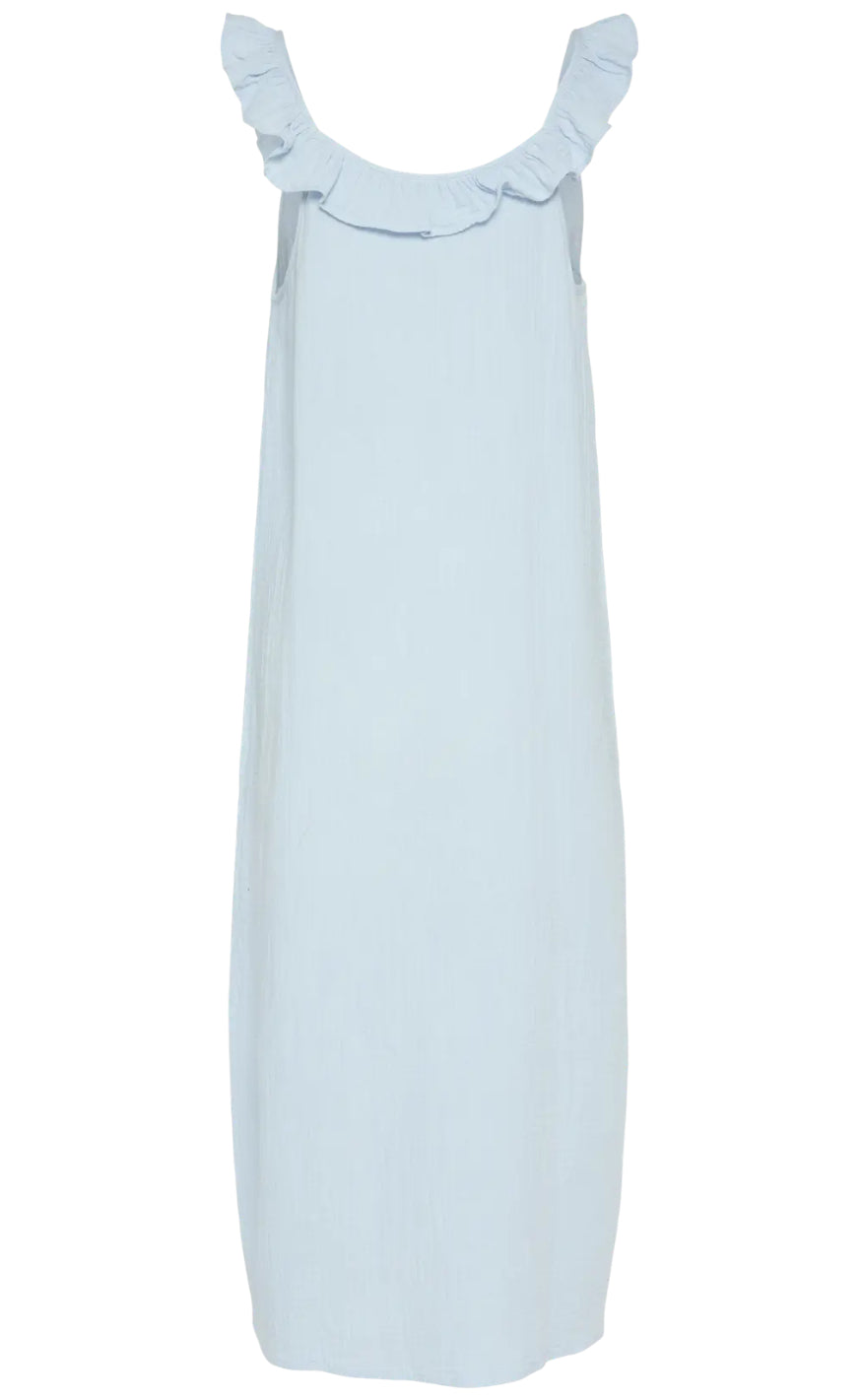 Pieces Kjole - Sastina - Cashmere Blue