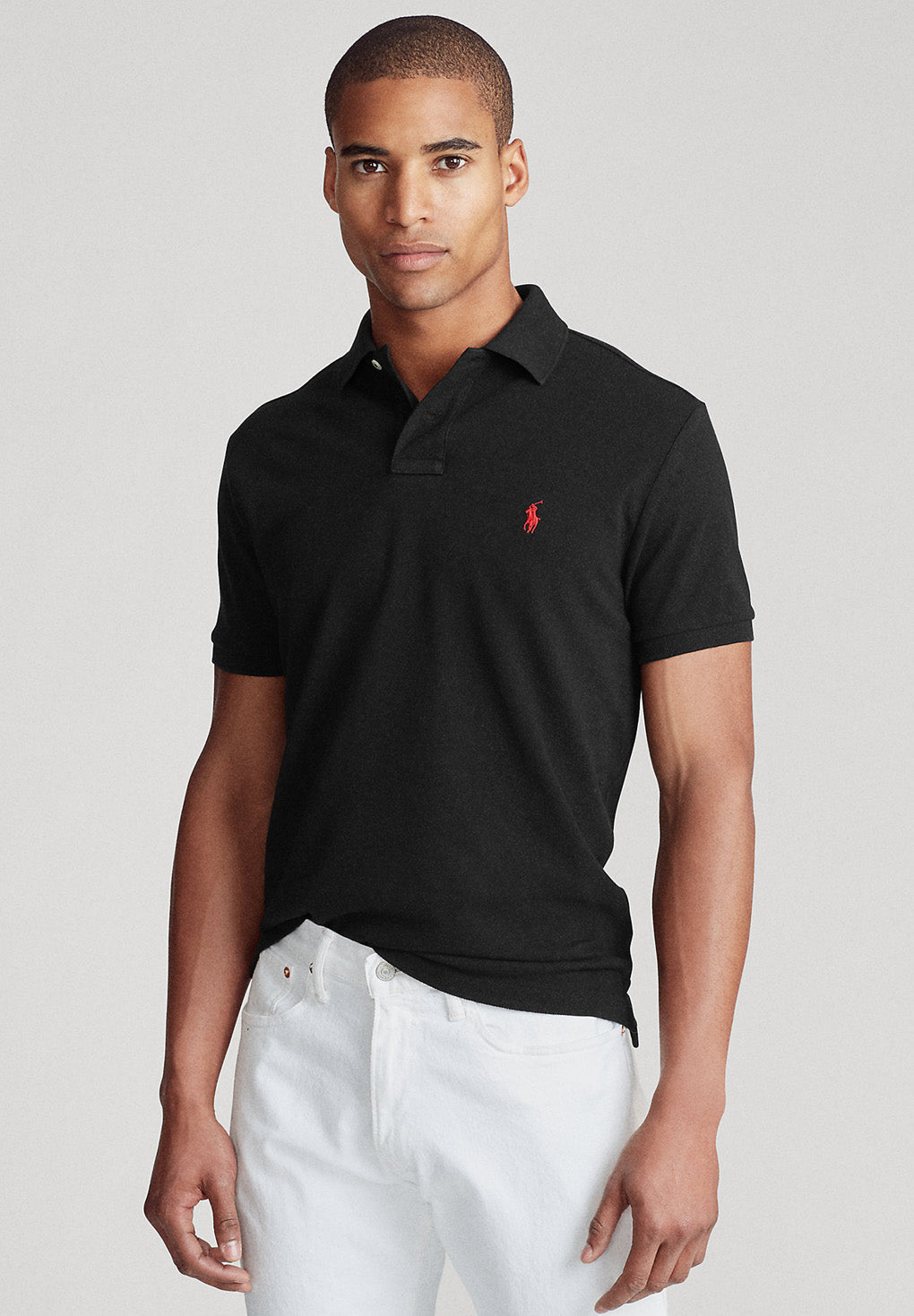 Polo Ralph Lauren Custom Slim Fit Mesh Polo