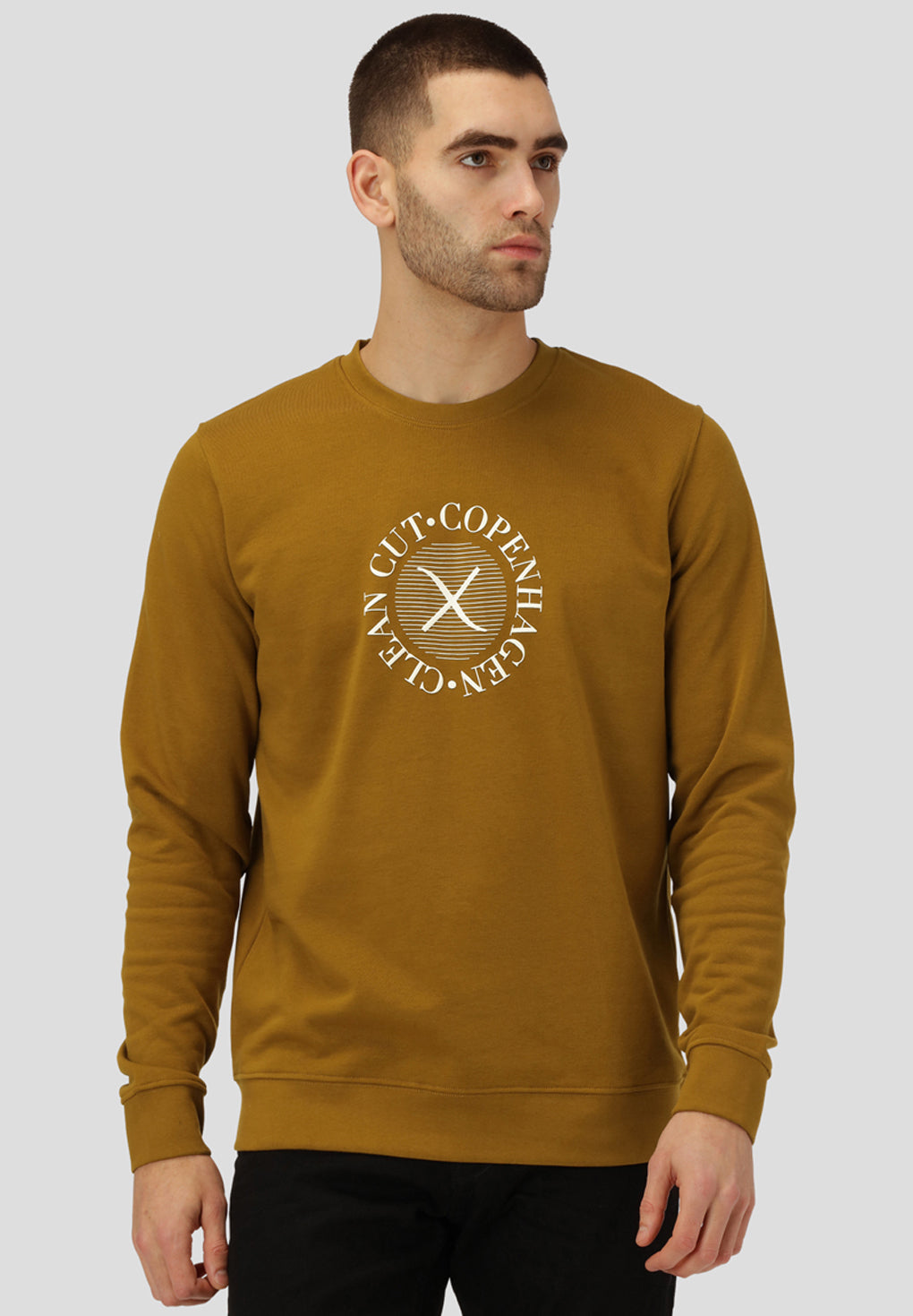 Clean Cut Damon Crewneck