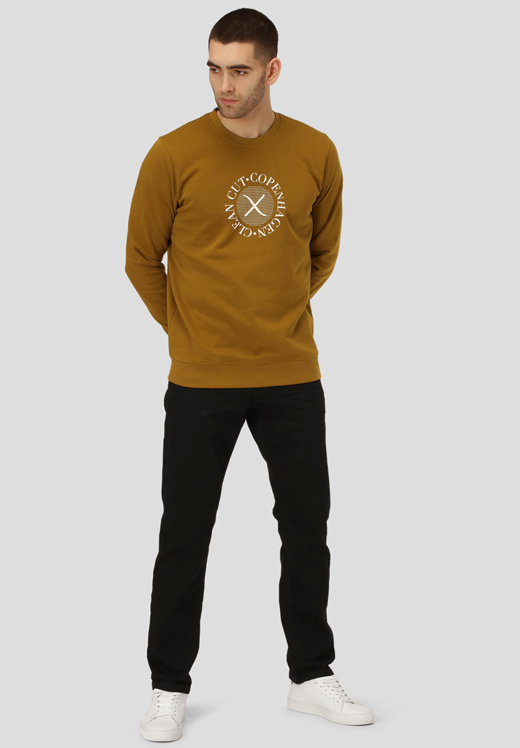 Clean Cut Damon Crewneck