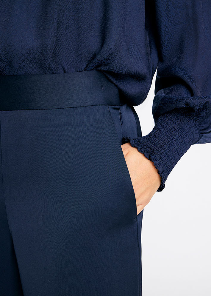 Gustav Miya wide leg 56015 Bukser - Blue Nights Online