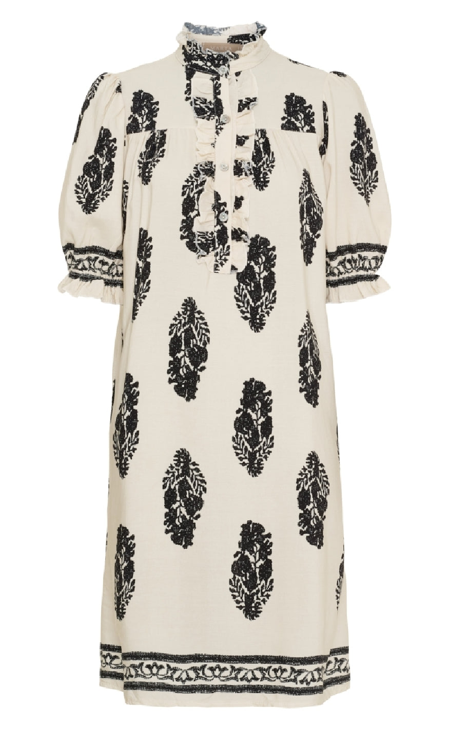Marta Du Chateau Kjole - Naomi - Beige/Black