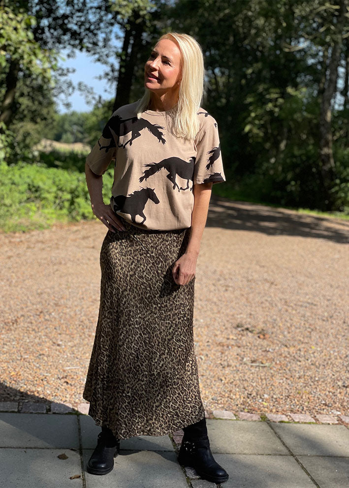 Munthe Carson Nederdel - Brown Leo