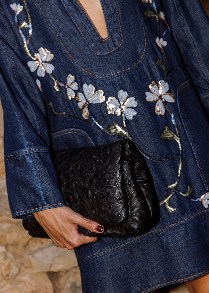 Munthe Fiva Denim Kjole - Indigo