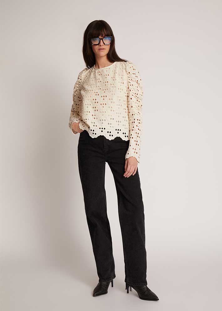 Munthe Trista Top - Creme
