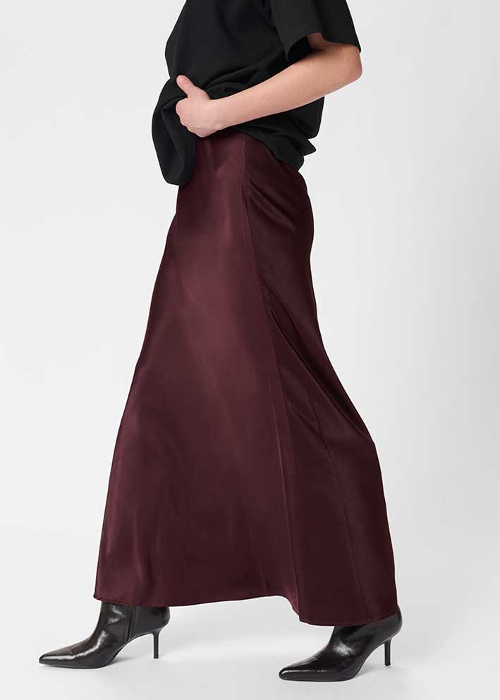 My Essential Wardrobe Estelle Long Skirt - Fudge Online Hot Salg