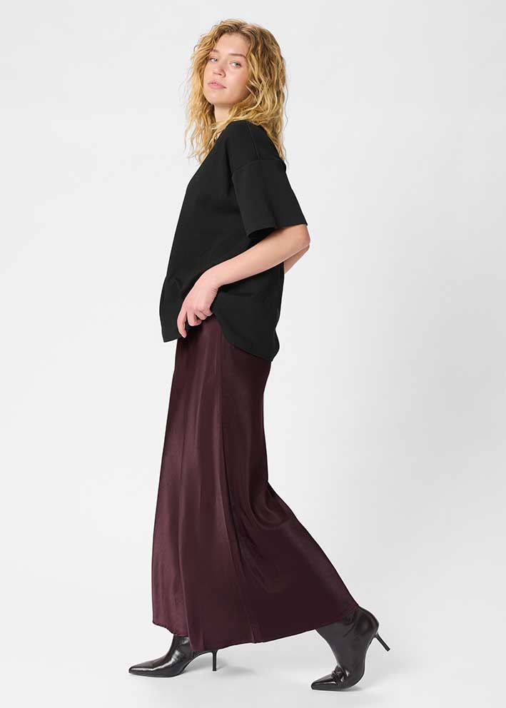 My Essential Wardrobe Estelle Long Skirt - Fudge Online Hot Salg