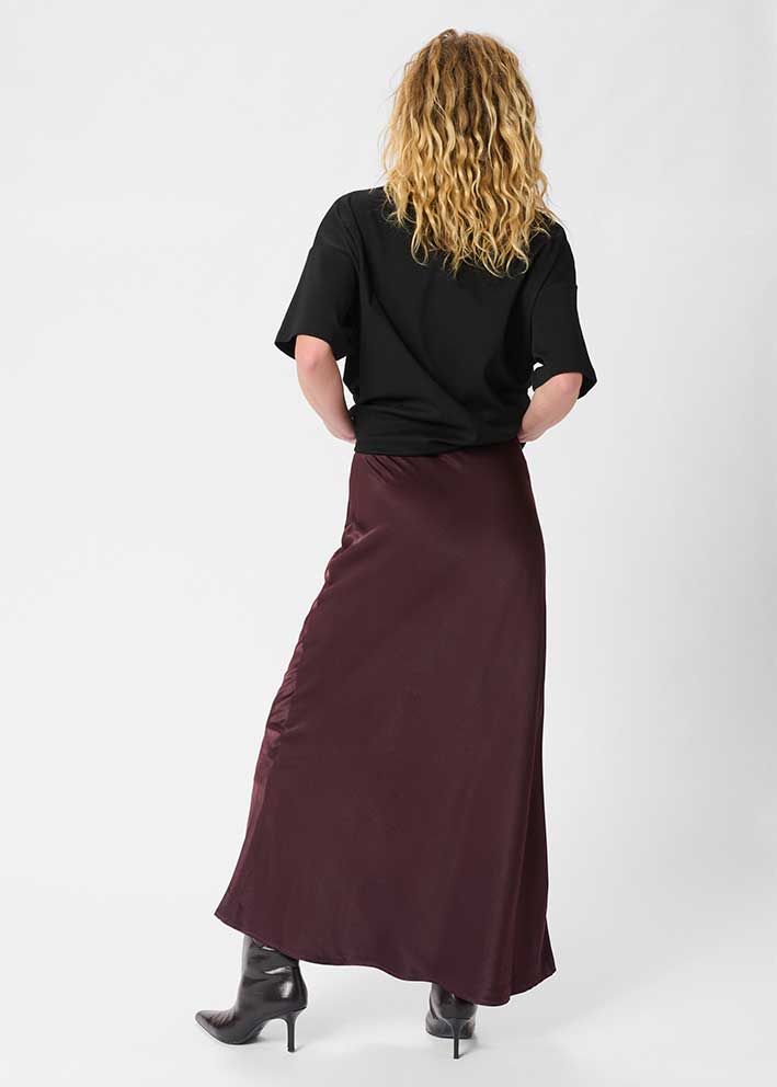 My Essential Wardrobe Estelle Long Skirt - Fudge Online Hot Salg