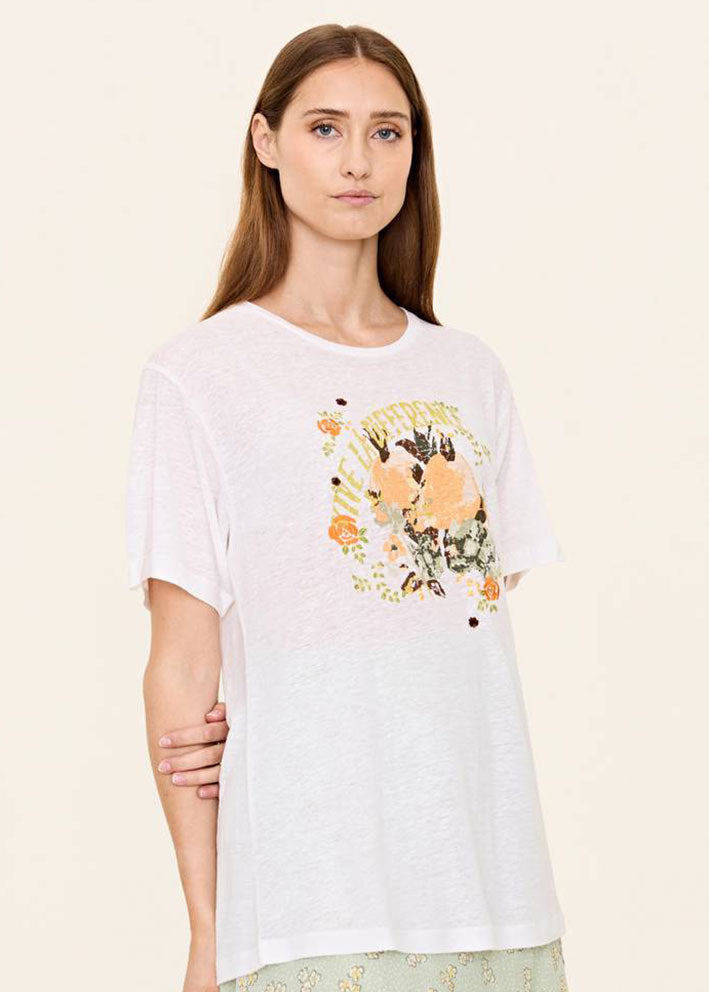 Odd Molly I Was Here Tee - Bright White