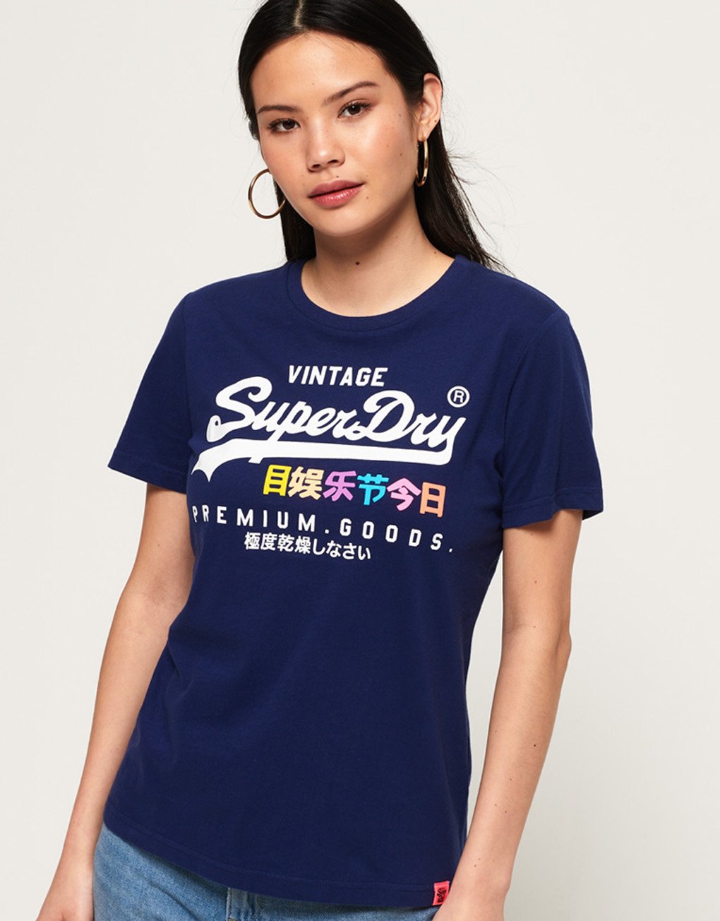 Superdry Lady Premium Goods Puff Entry T-Shirt Online nu