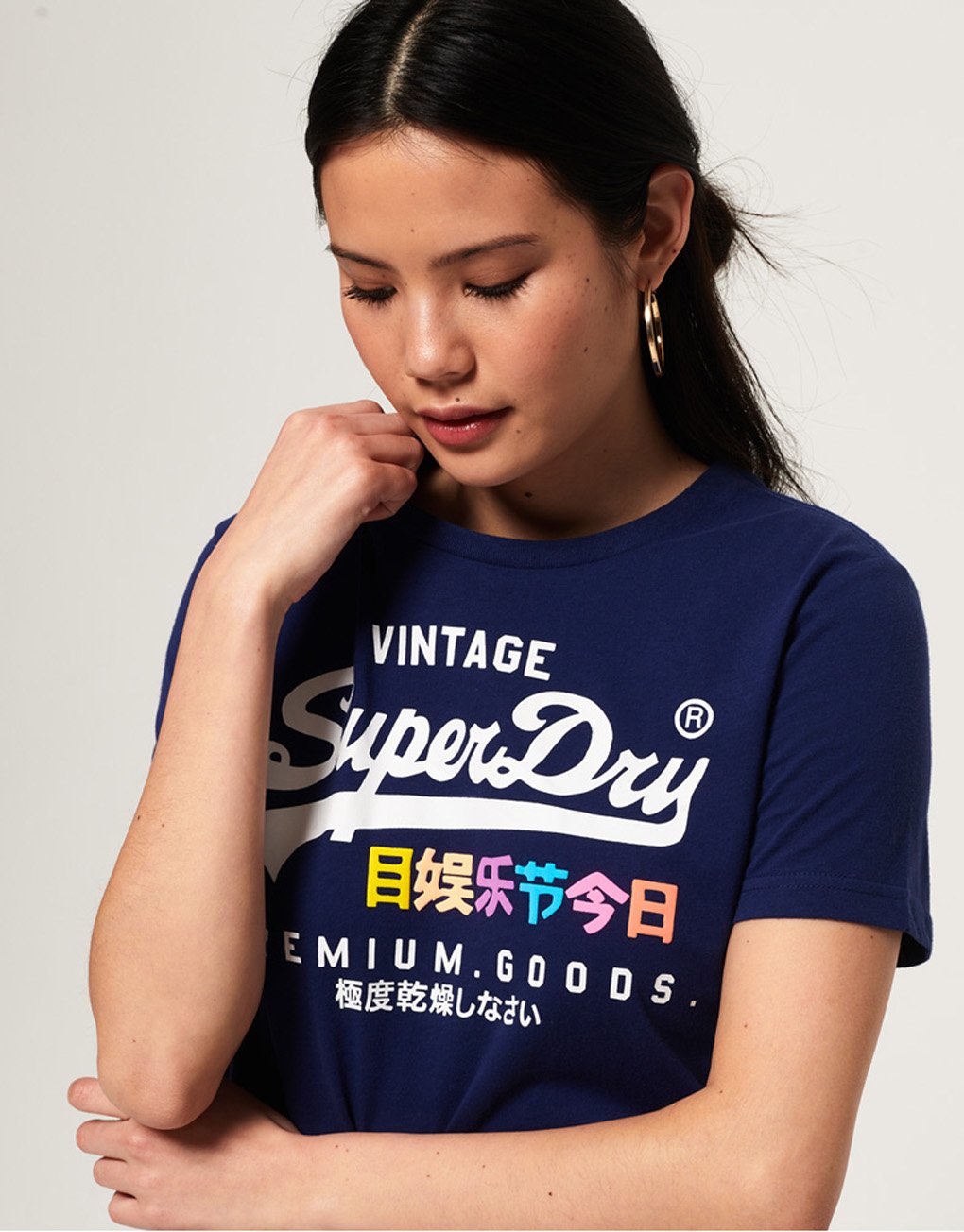 Superdry Lady Premium Goods Puff Entry T-Shirt Online nu