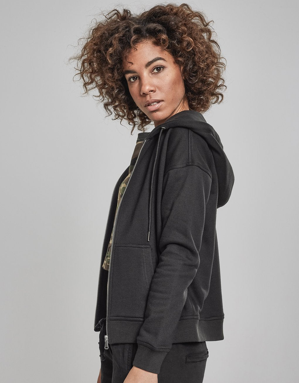 Urban Classics Ladies Classic Zip Hoody Mode