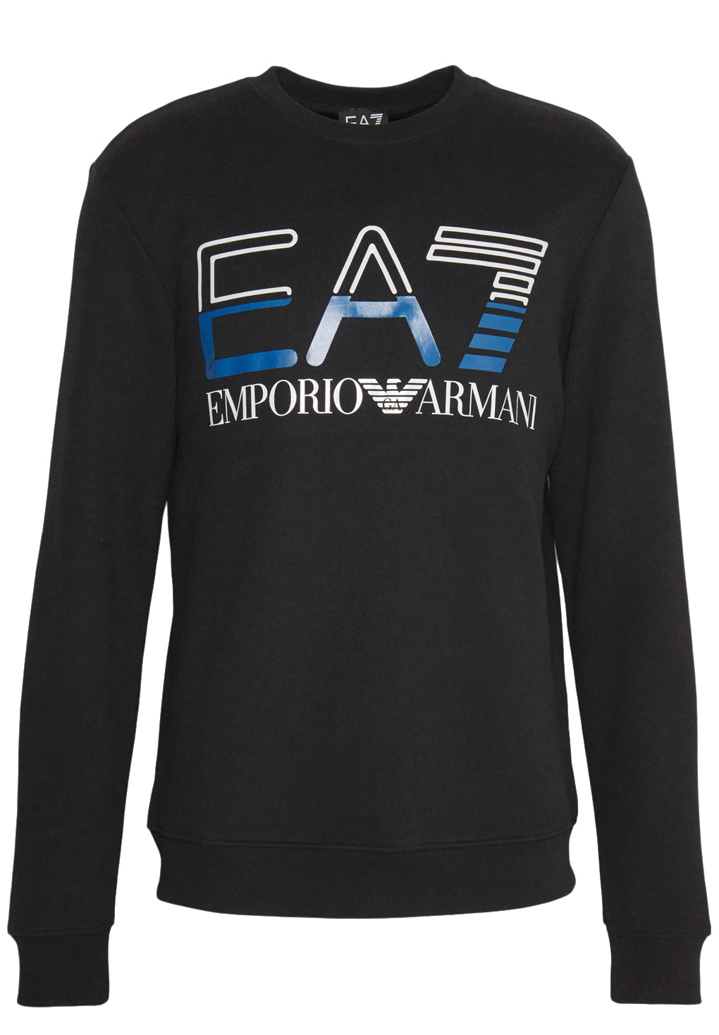 EA7 Cotton-blend hooded Logo Series Sweatshirt