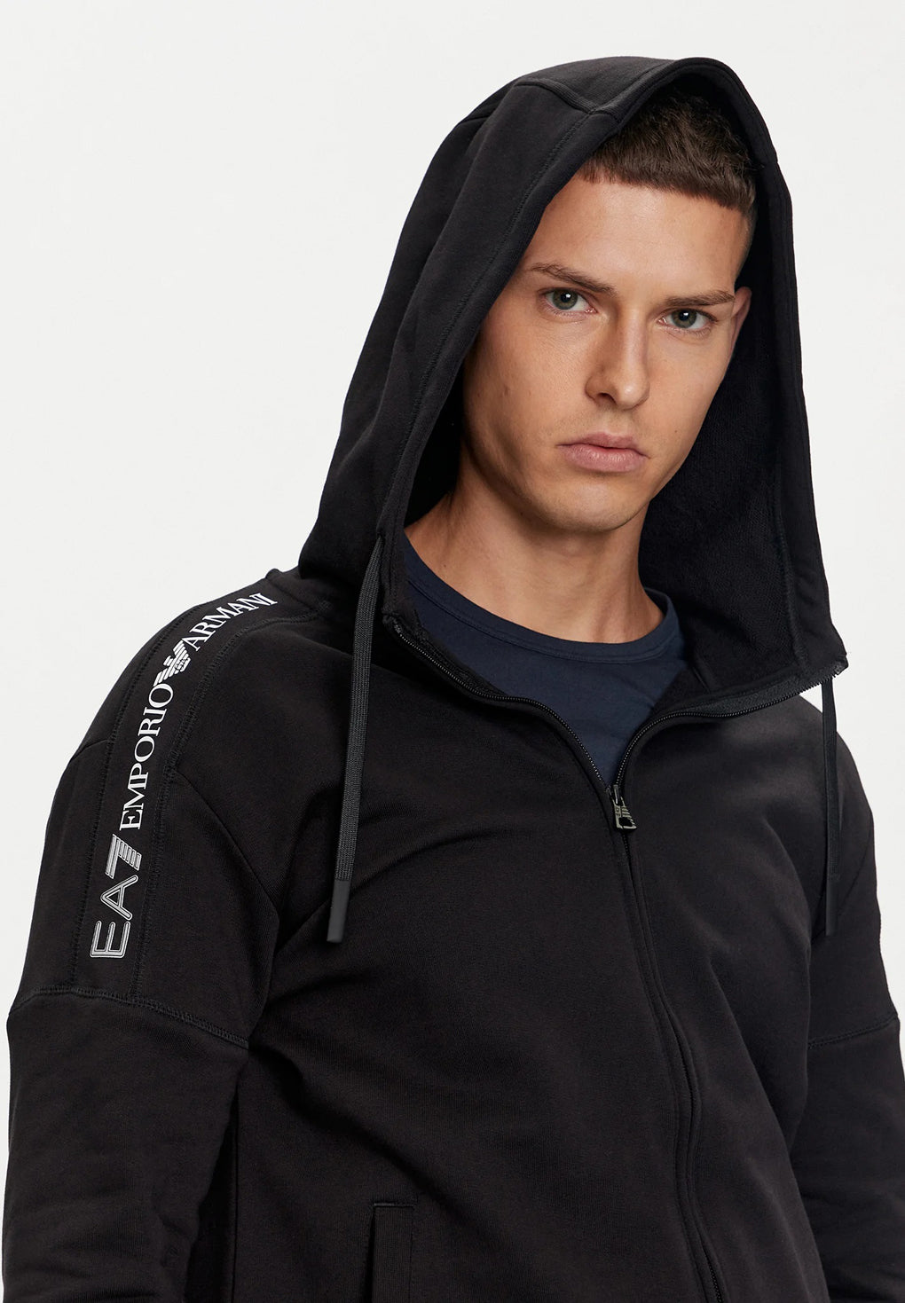 EA7 Tape Zip Hoodie 6DPM12-PJOGZ-1200