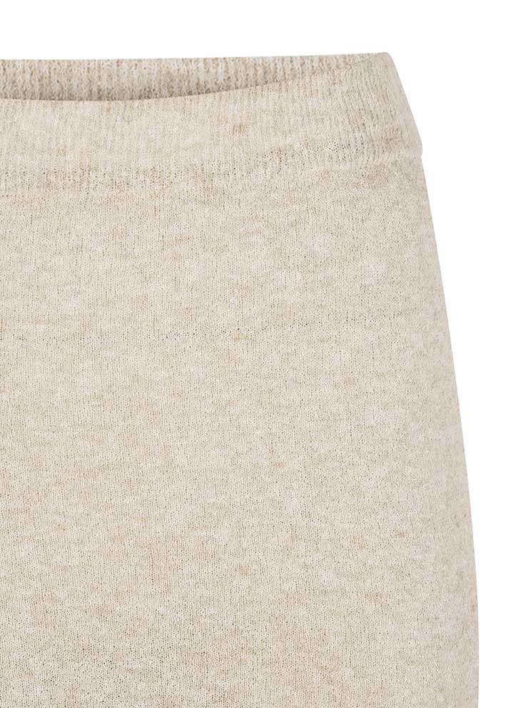 Esmé Studios Rim Knit Skirt - Nederdel - Sand