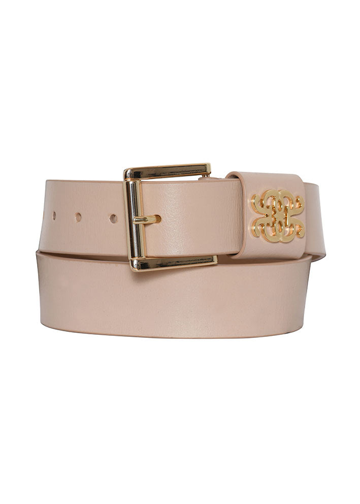 Gustav Crystal Leather belt 52908-72044 Bælte - Super Neutral