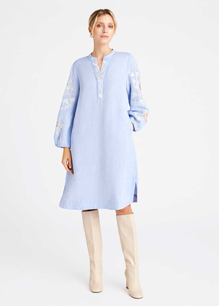 Gustav Madonna Kjole 56507 Vista Blue Levere