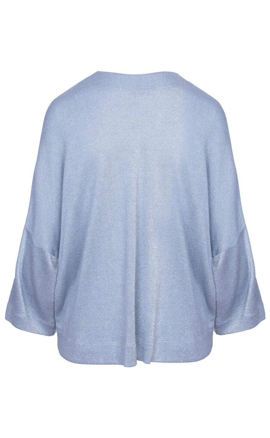 Luxzuz Cardigan - Juliana - Silver Blue