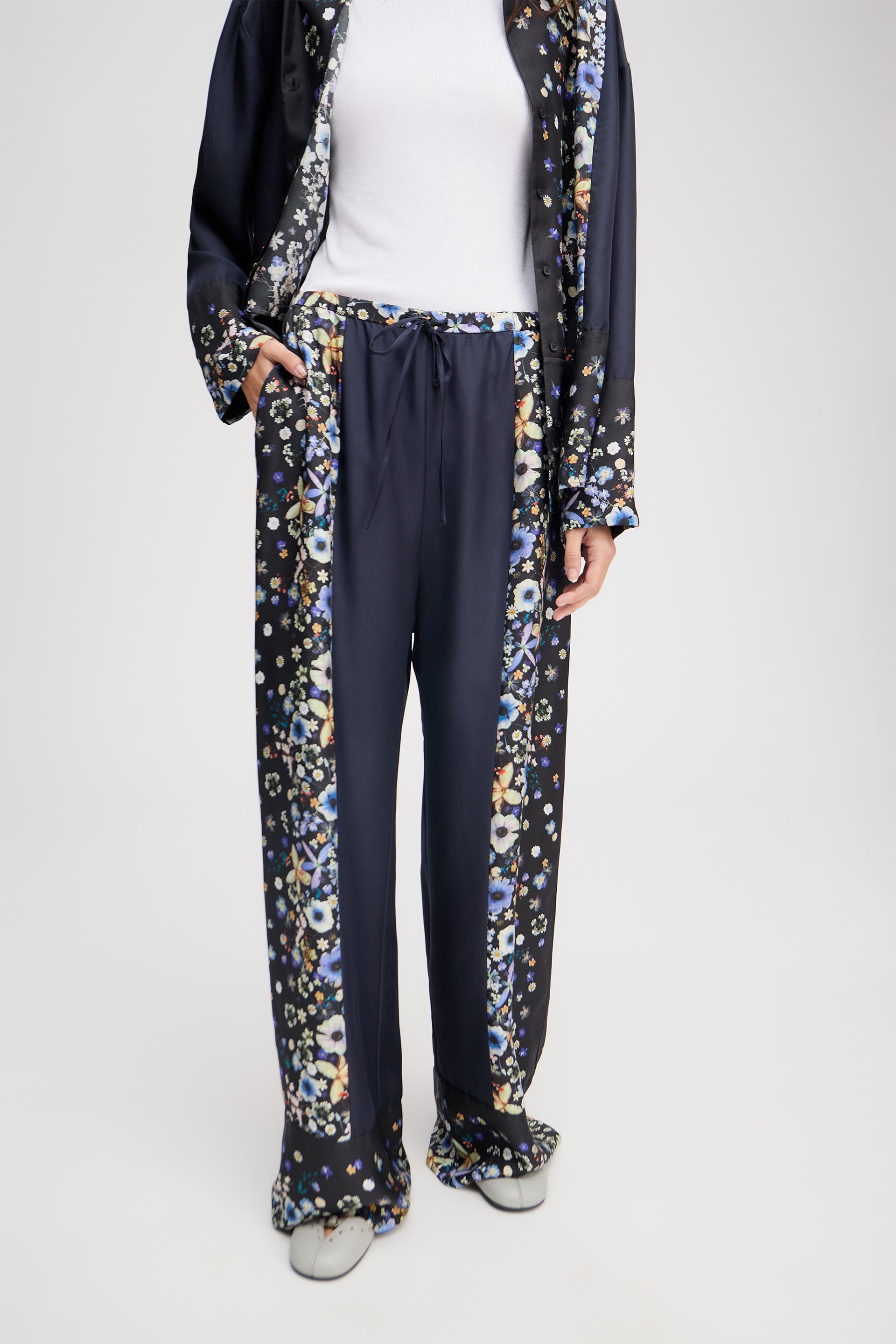 Munthe Fabert Silke Bukser - Black