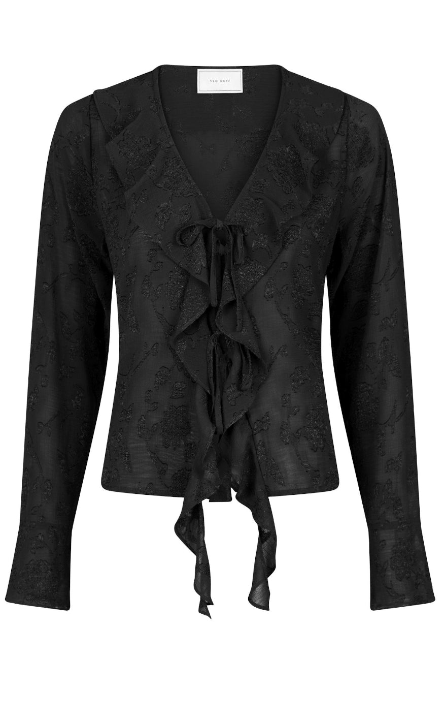 Neo Noir Bluse - Anika - Black