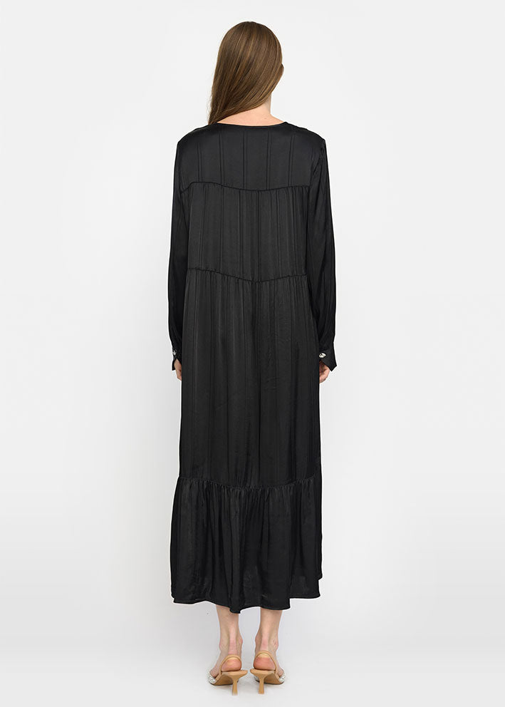 Soft Rebels Madelyn Freja Dress SR624-710 Striped Jacquard Black