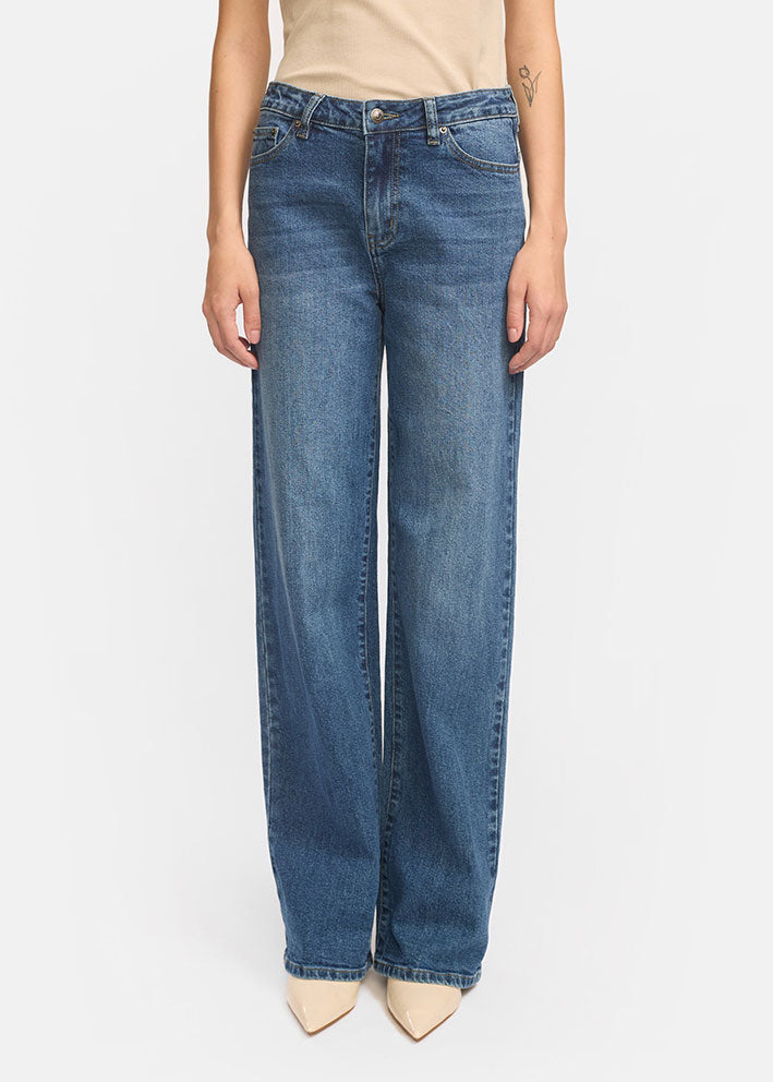 Soft Rebels Willa Midwaist Wide Jeans SR125-805 Imagine Dark Blue