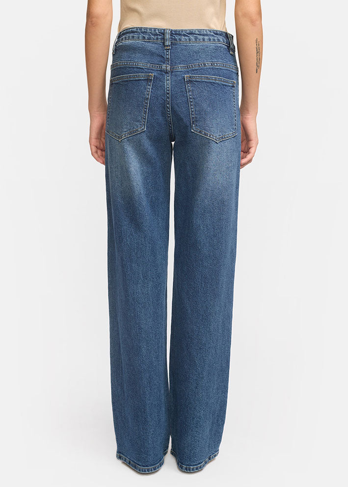 Soft Rebels Willa Midwaist Wide Jeans SR125-805 Imagine Dark Blue