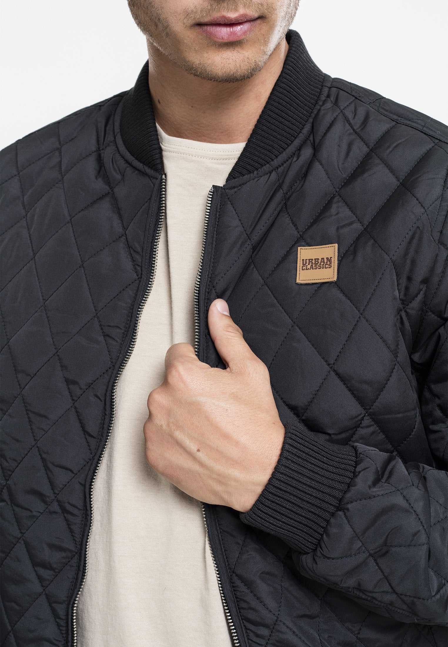 Urban Classics Diamond Quilt Nylon Jacket