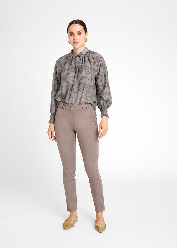 Gustav Carli classic chino 54005-2722 Bukser - Animal Fur