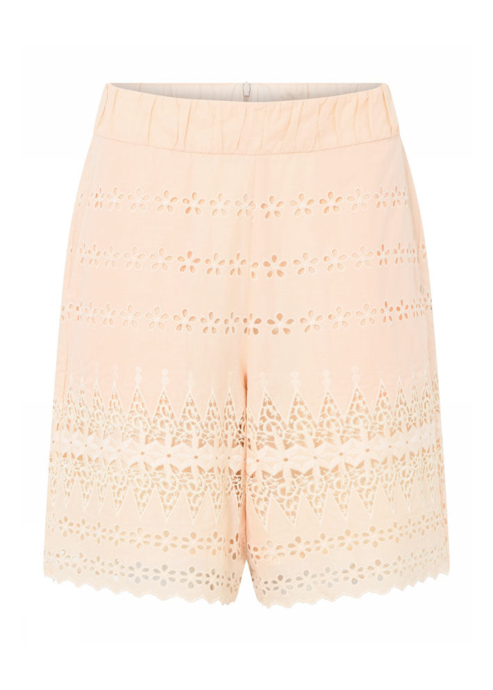 Gustav Elicia Embroidery Blonde Shorts - Cream
