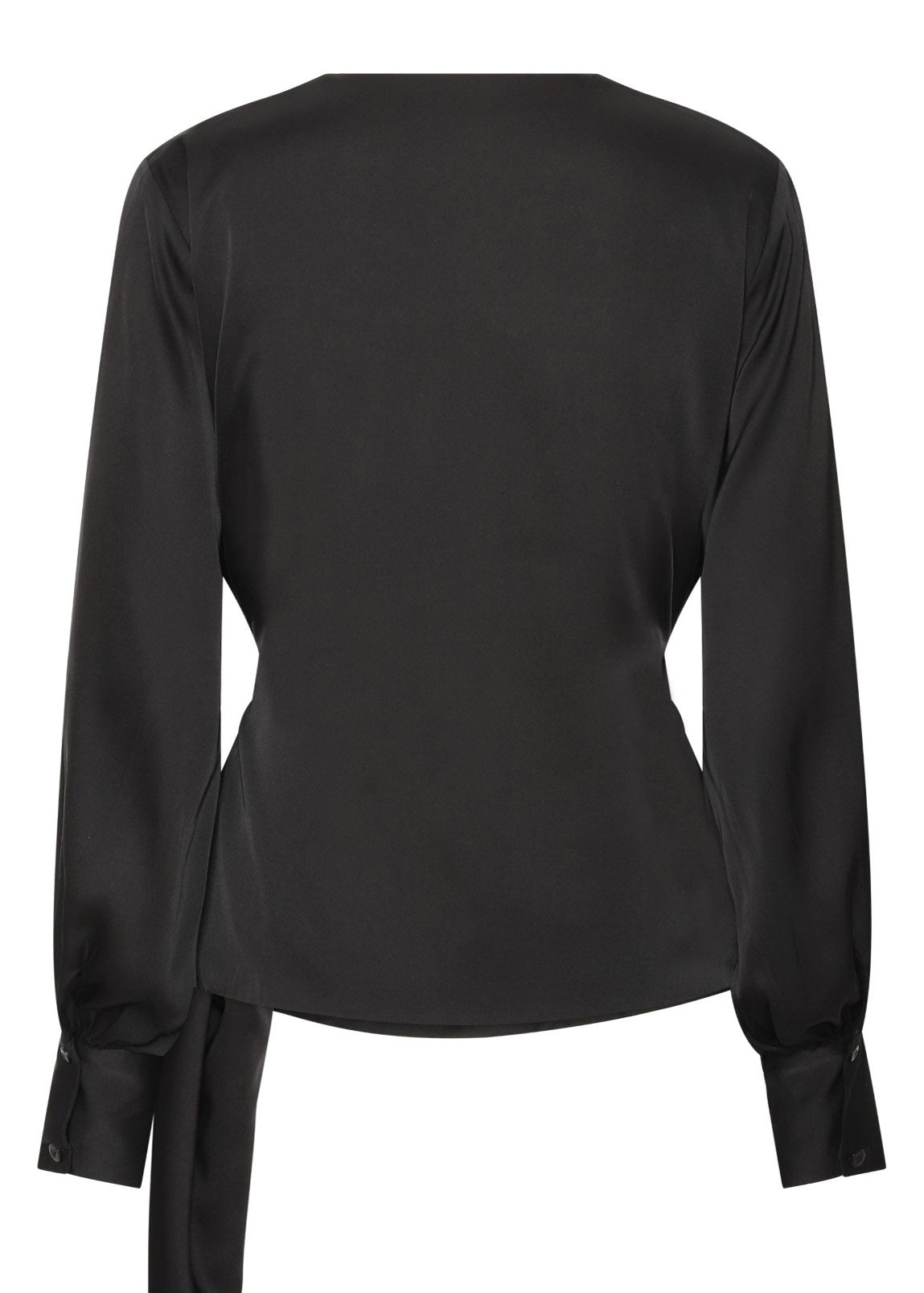Karmamia Ines Blouse - Slå-om-bluse - Black