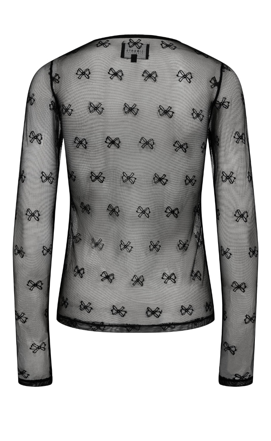Liberte Bluse - Isa Ls Lace - Black Bow Online nu