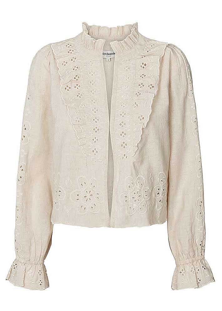 Lollys Laundry Davenport Bluse - Ecru