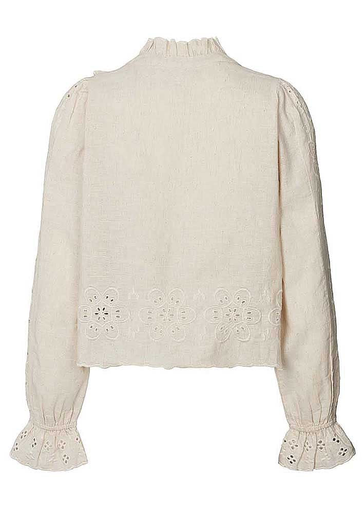 Lollys Laundry Davenport Bluse - Ecru