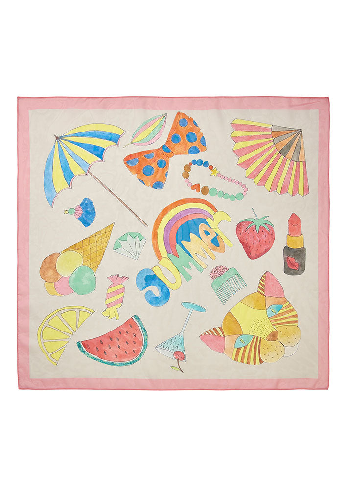 Lollys Laundry Summer Tørklæde - Creme